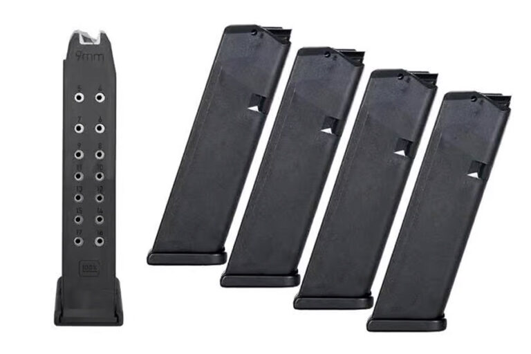 5 Magazine Battle Pack Magpul PMAG GL9 15rd 9mm Magazine Compatible w ...