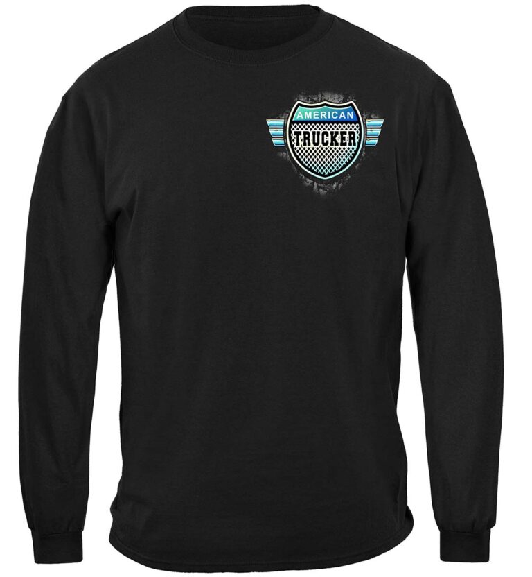 American Trucker Long Sleeve T-Shirt - Image 2