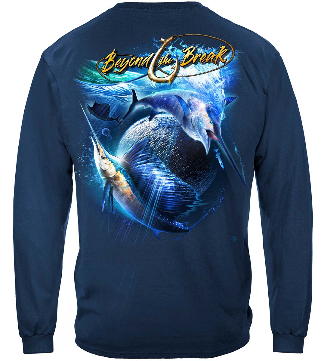 Sail Fish Baller Off Shore Fishing Long Sleeve TShirt