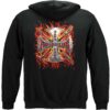 Hard Core Firefighter Hooded Sweat Shirt