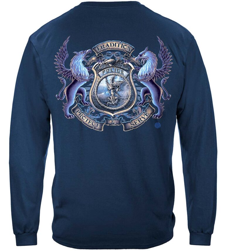 Police Coat of Arms Long Sleeve T-Shirt