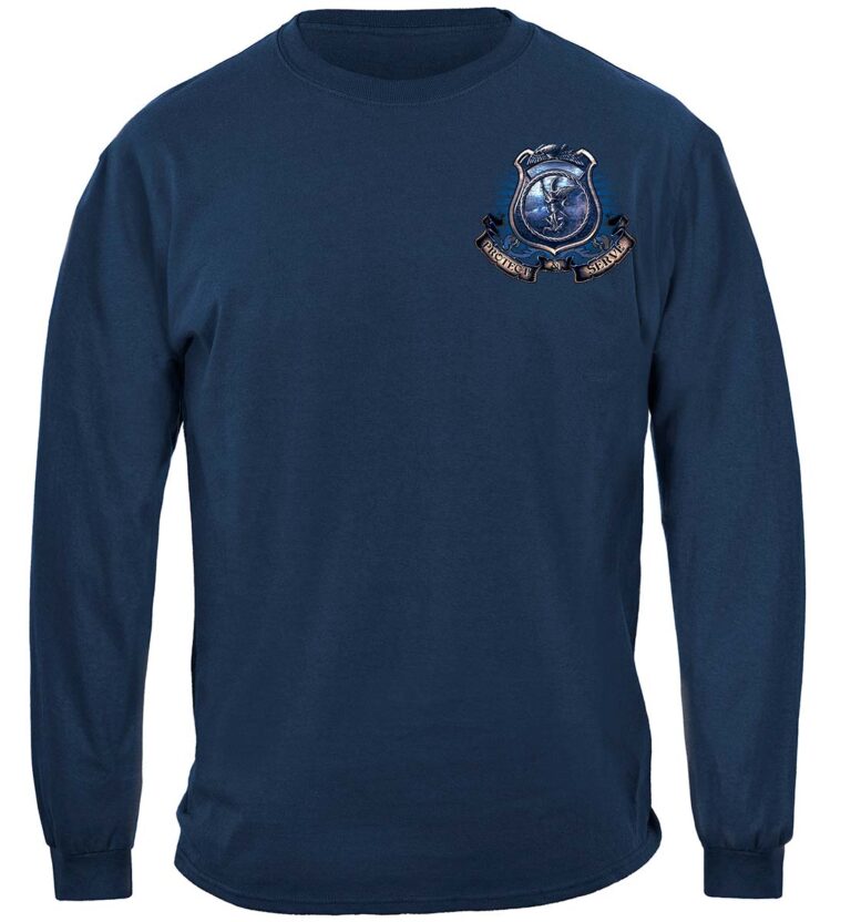 Police Coat of Arms Long Sleeve T-Shirt - Image 2