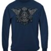 LAW SKULL WINGS FULL Long Sleeve T-Shirt - Image 2