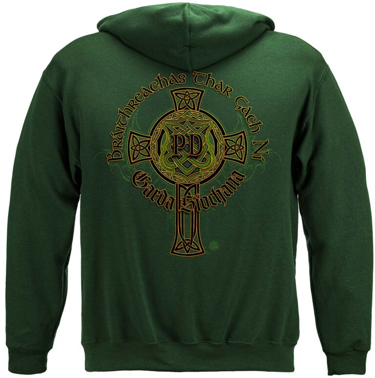 IRISH POLICE GOLD CROSS Hooded Sweat Shirt