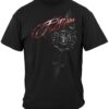 Firefighter Red Script Red Foil T-Shirt - Image 2