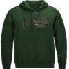 Firefighter Volunteer  American Classic Hooded Sweat Shirt - Image 2