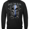 Law Enforcement back to blue Freedom Skull Long Sleeve T-Shirt
