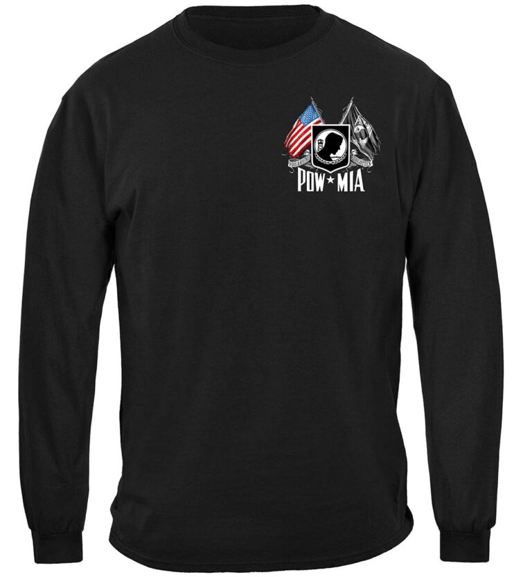 Double Flag Eagle Pow Long Sleeve T-Shirt - Image 2