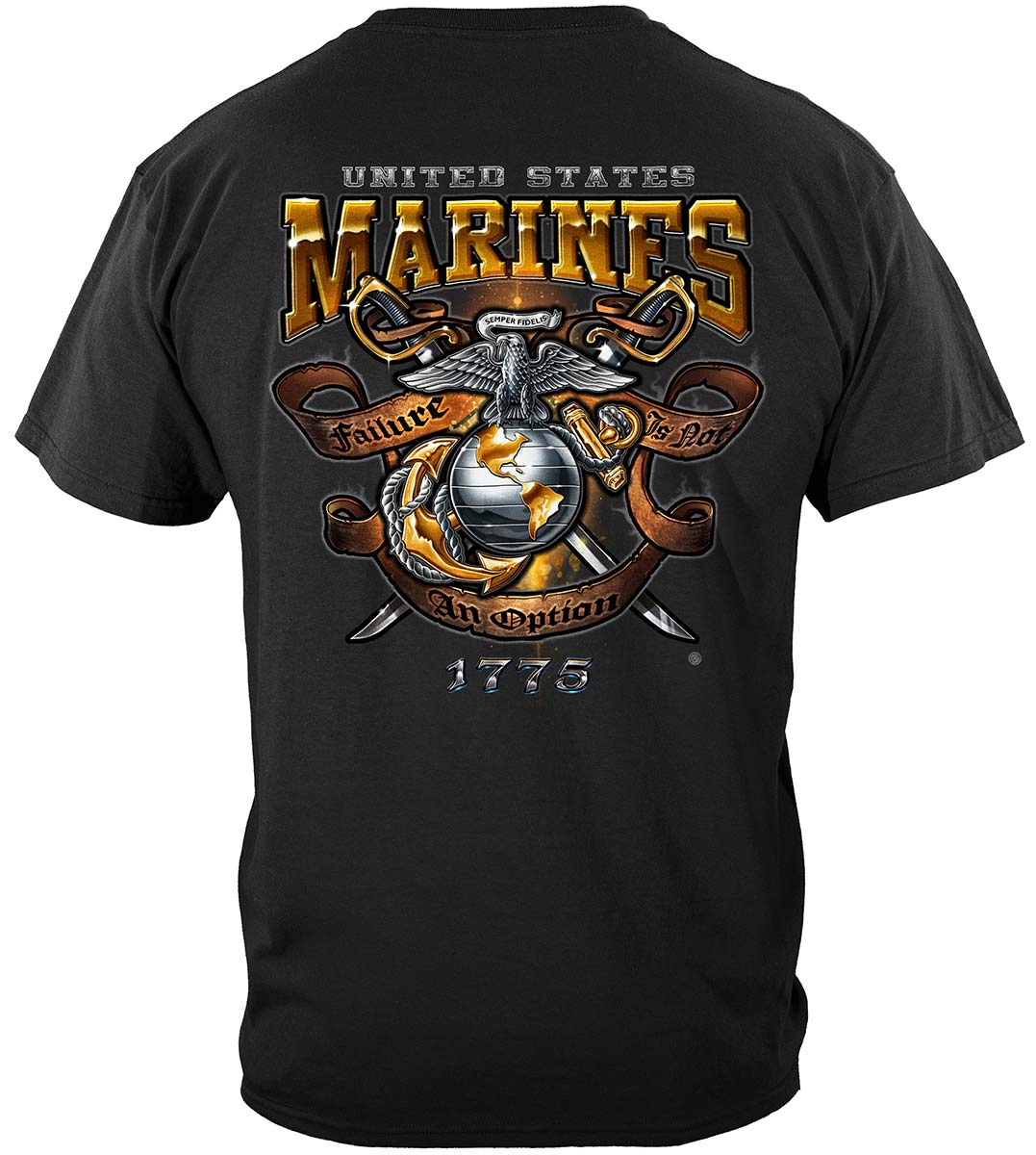 USMC Failure Is Not An Option T-Shirt