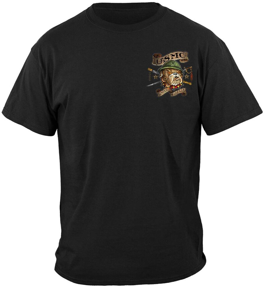Marine Corps USMC Vintage Tattoo Semper Fidelis T-Shirt