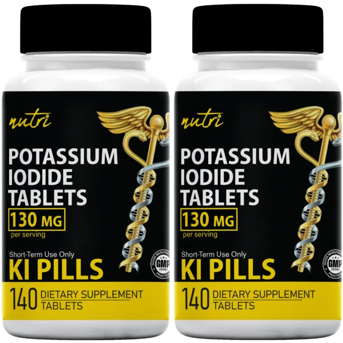 Potassium Iodide Anti-Radiation Tablets | 2 Pack