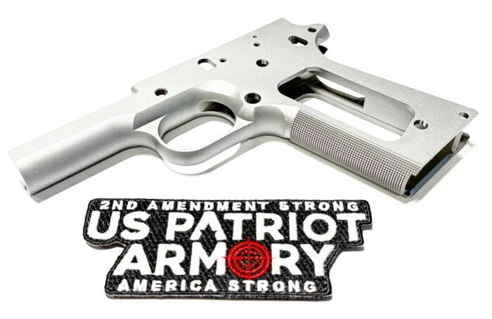 80% 1911 Officer 45 ACP, Checkered Grip, 416 Stainless,70 Series Frame